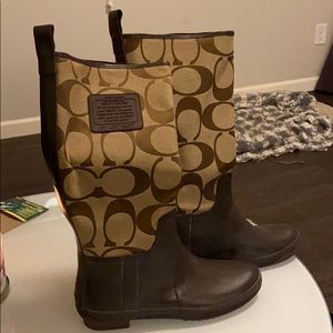 Coach rainboots